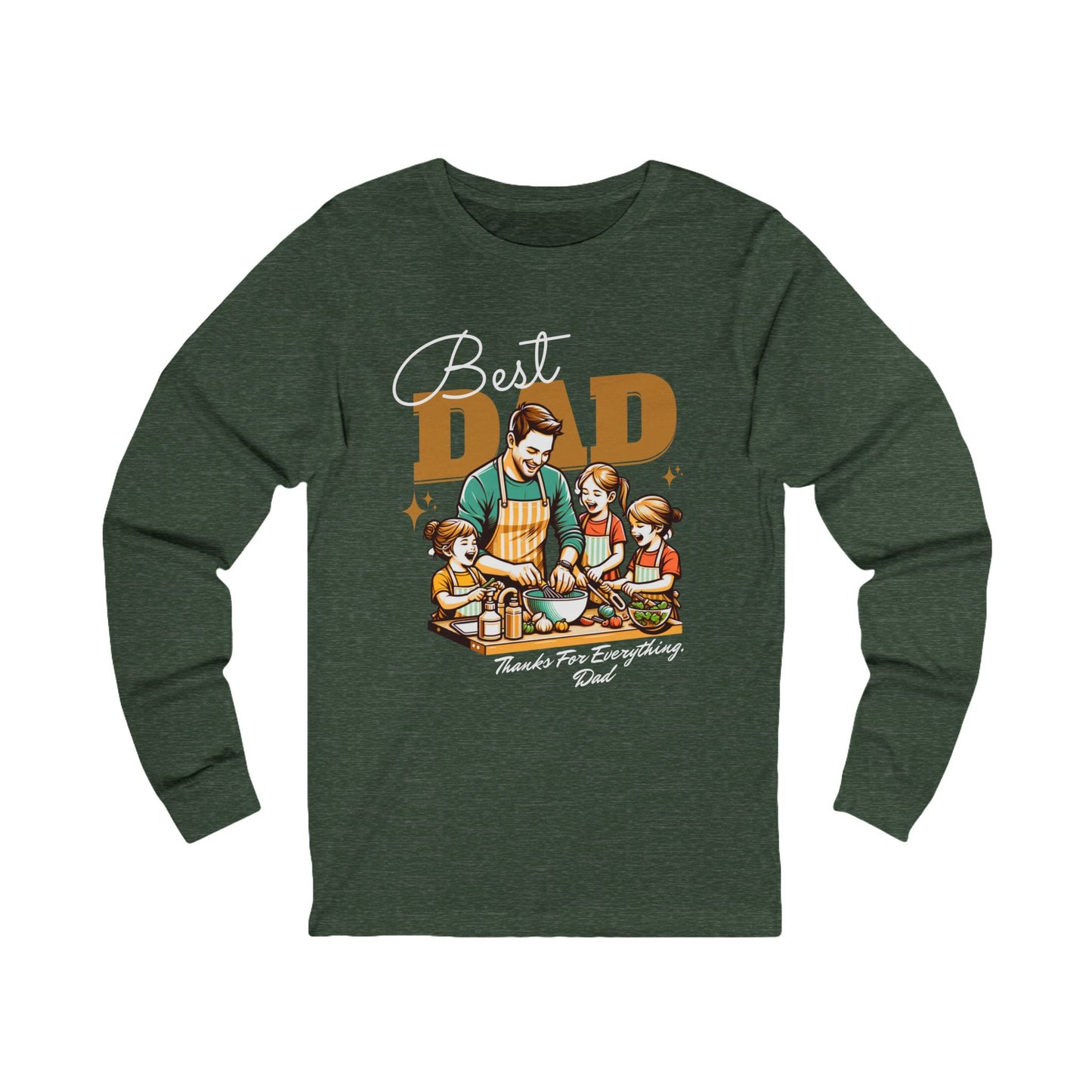 Best Dad - Unisex Long Sleeve Tee - Father's Day Gift