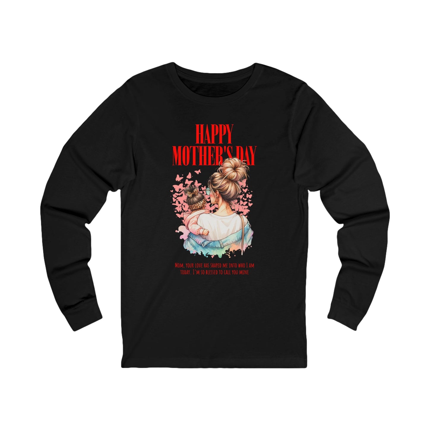 Happy Mother’s Day Long Sleeve T-Shirt – Classic Gift Tee for Mom