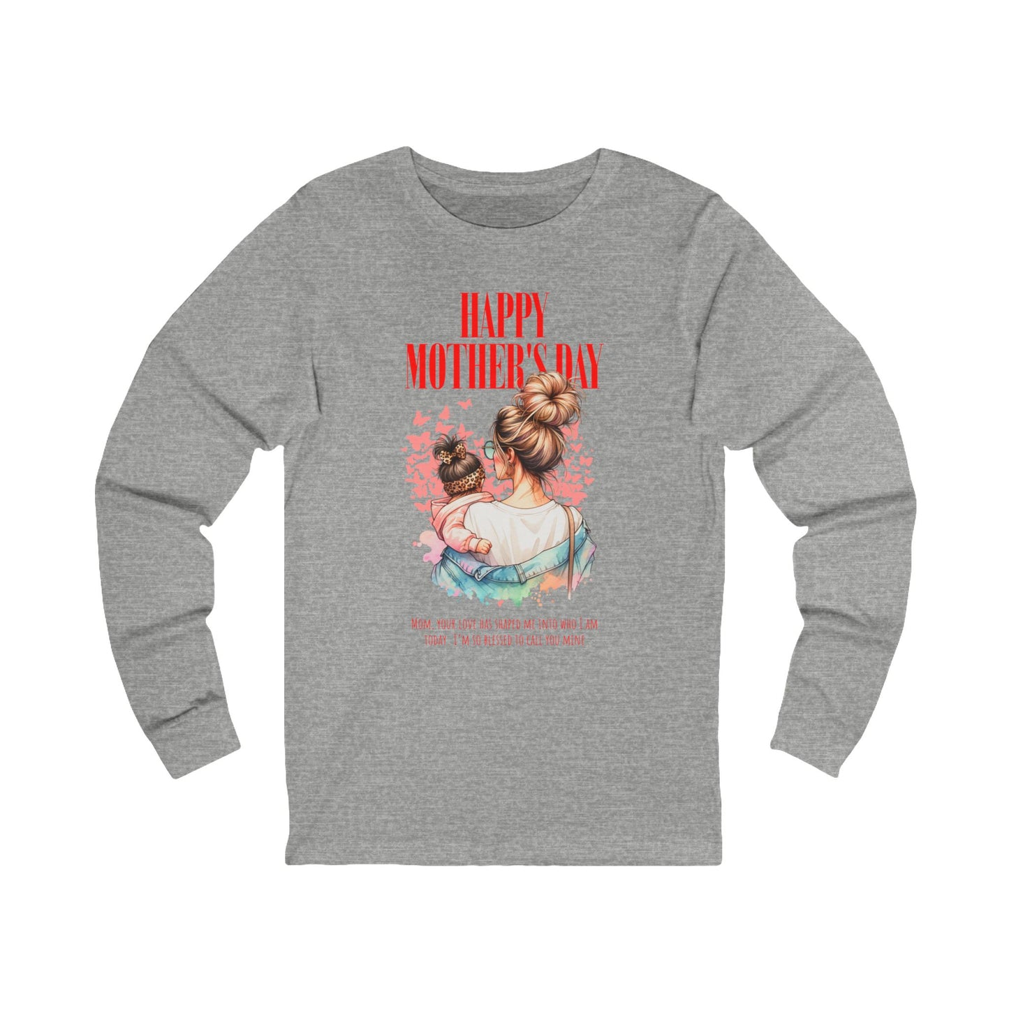 Happy Mother’s Day Long Sleeve T-Shirt – Classic Gift Tee for Mom