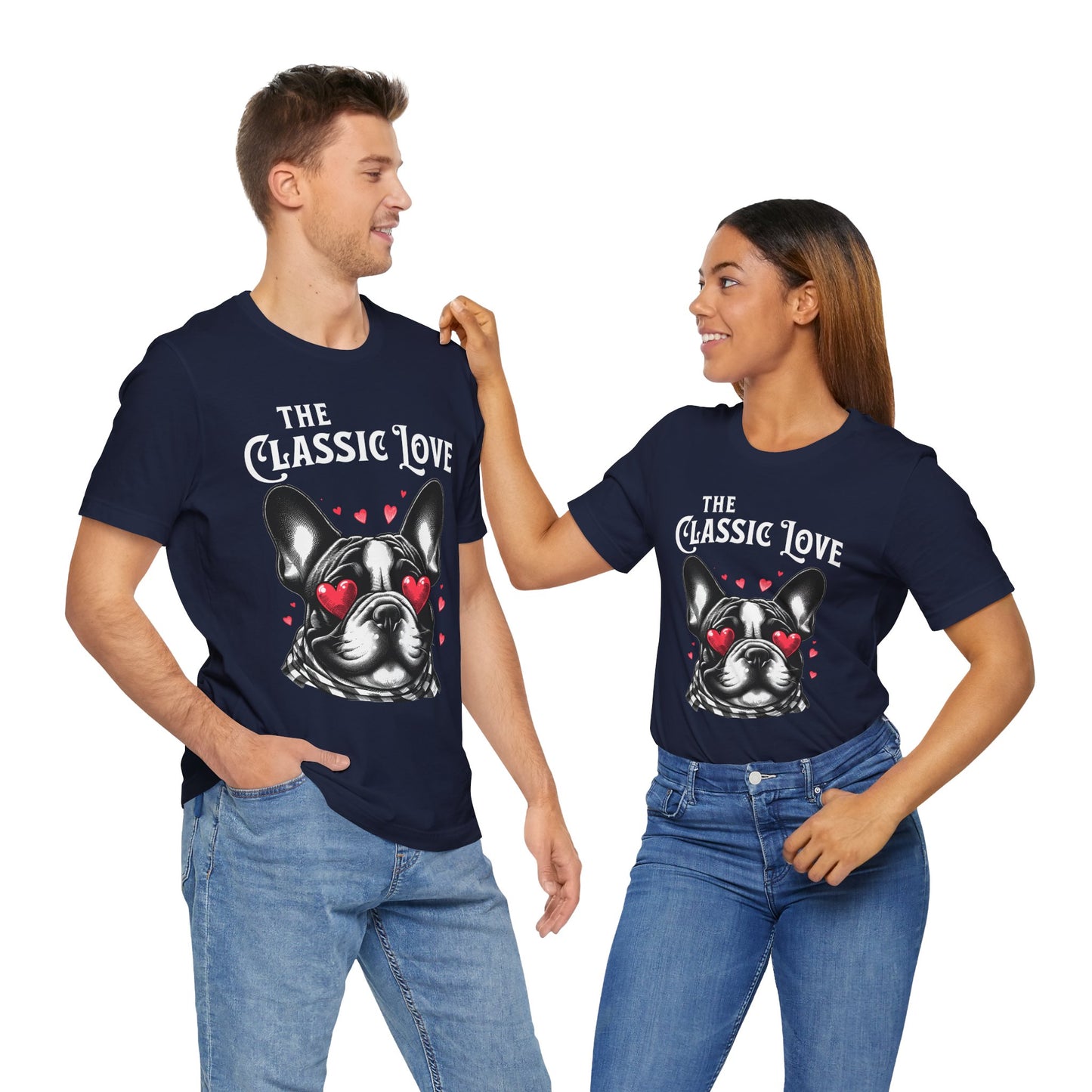 FPD - Unisex T-shirt - Pug Classic Love Tee – Cute Dog Lover Statement Shirt