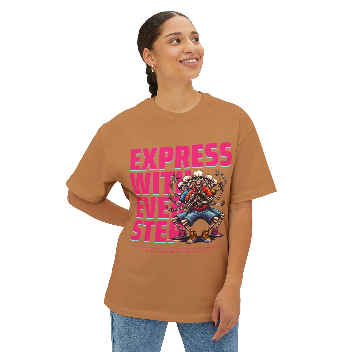 FPD - Express With Every Step Oversized Tee – Creative Confidence Shirt