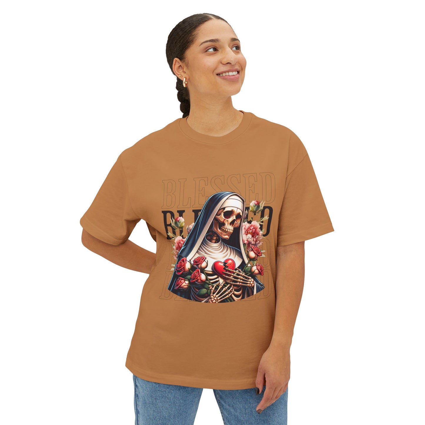 FPD - Blessed Oversized Tee – Minimalist Faith & Gratitude Shirt