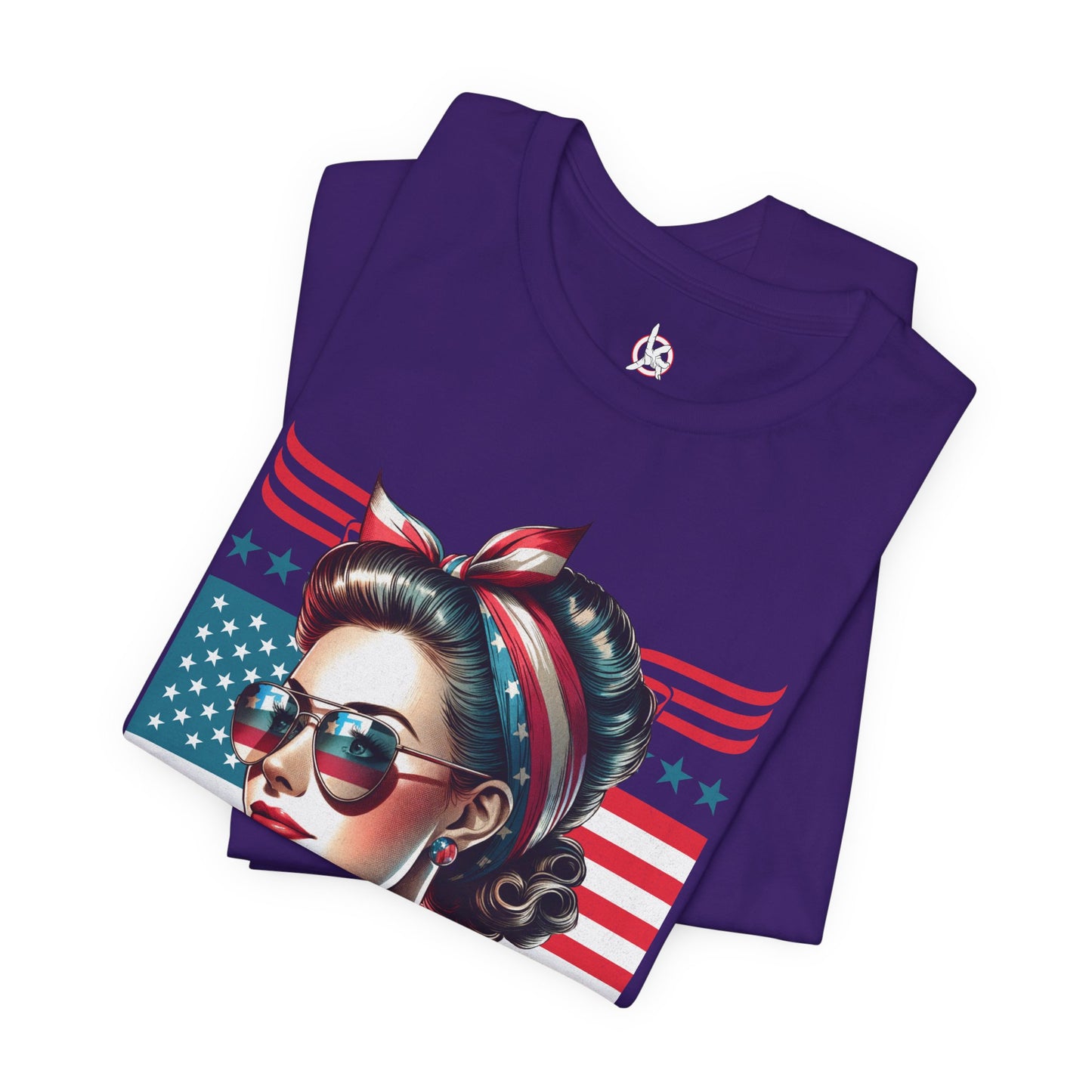 American Mom T-Shirt – Patriotic Tee for Moms