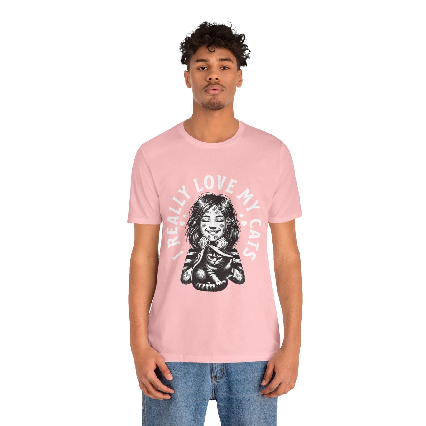I Really Love My Cats T-Shirt | Cute Cat Lover Unisex Tee - FPD