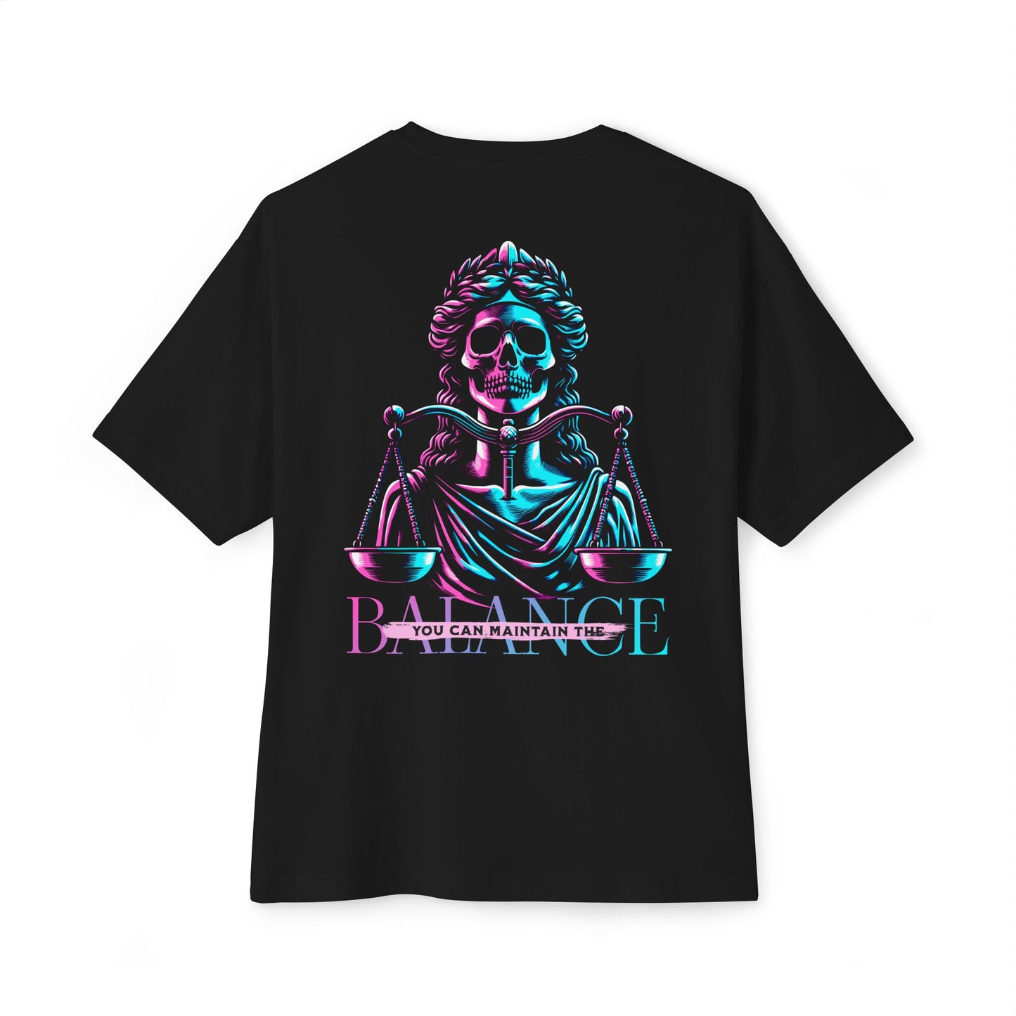 F&BPD - Maintain the Balance Oversized Tee – Mindfulness Statement Streetwear