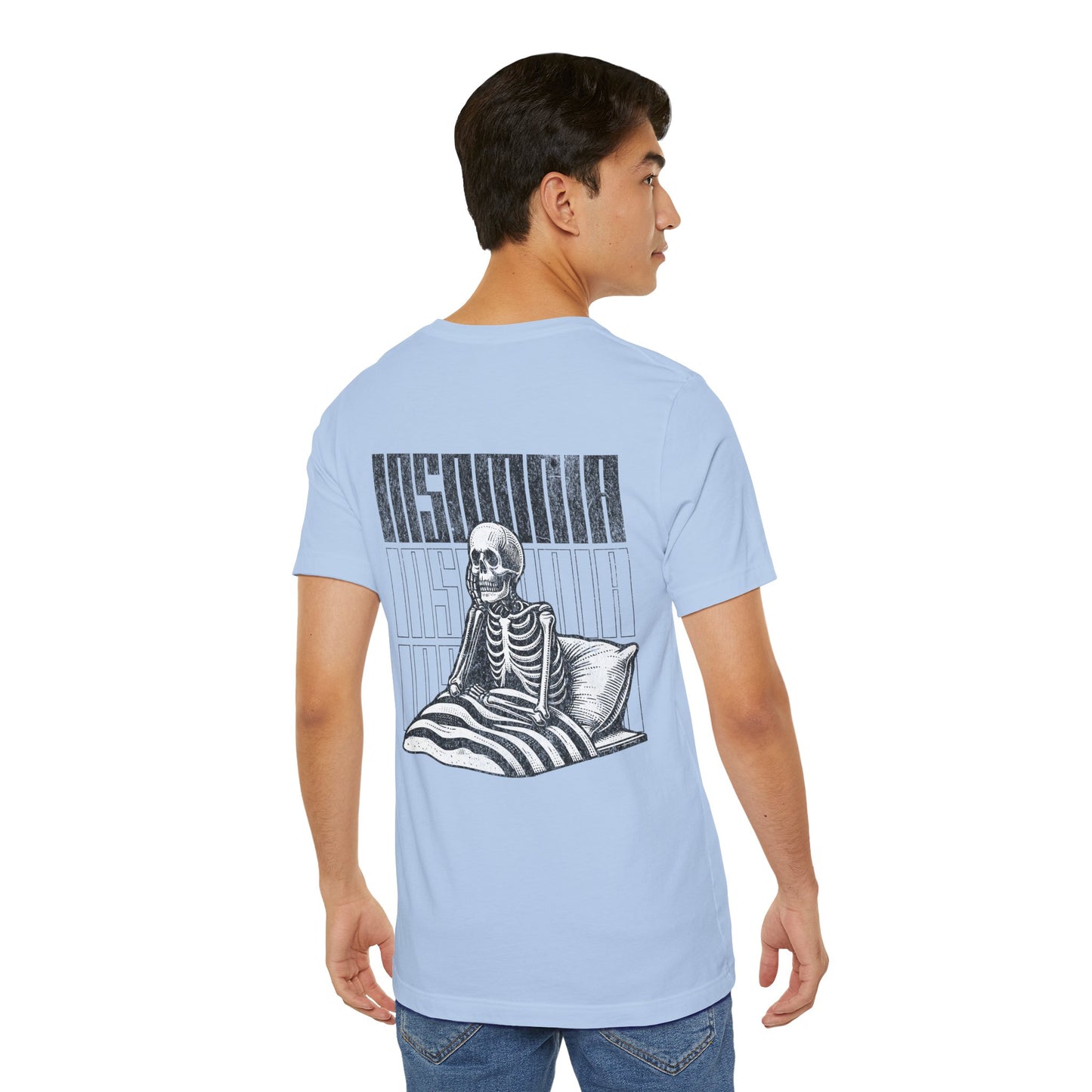 F&BPD - Unisex T-shirt - Insomnia Tee – Late Night Mind Battle Statement Shirt
