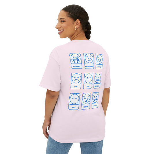 F&BPD - Emotions Oversized Tee – Expression & Emotional Awareness Streetwear
