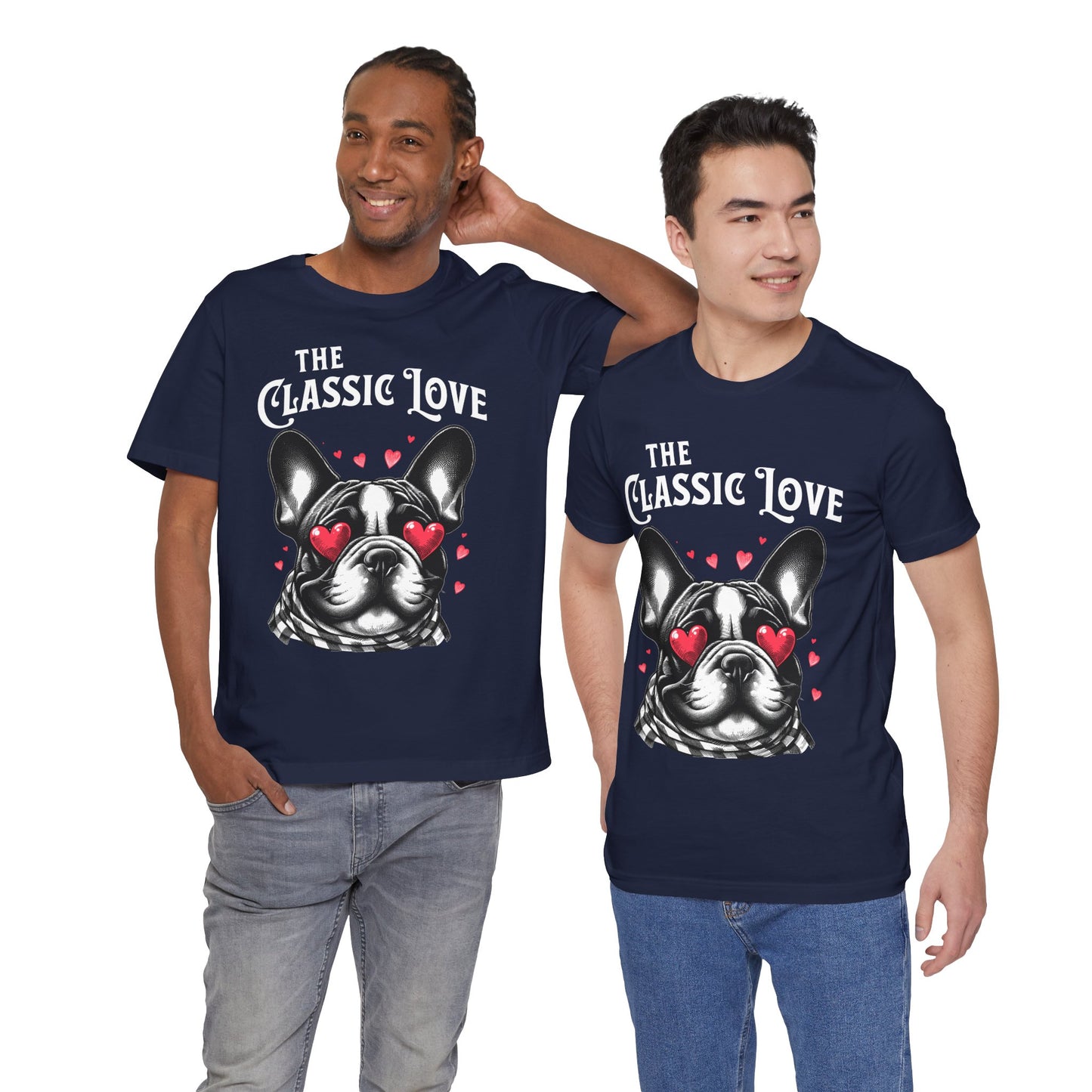 FPD - Unisex T-shirt - Pug Classic Love Tee – Cute Dog Lover Statement Shirt