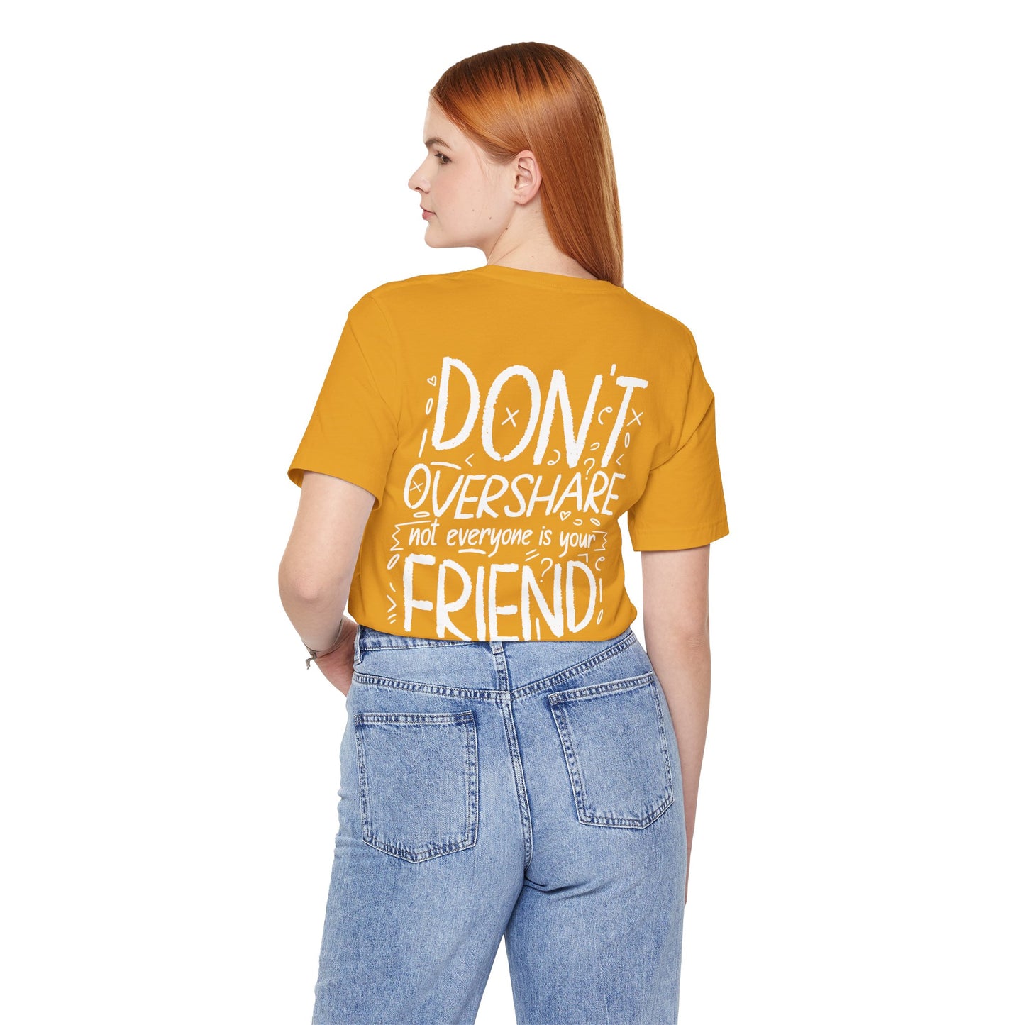 F&BPD - Don’t Overshare Unisex Tee – Boundaries Statement Shirt