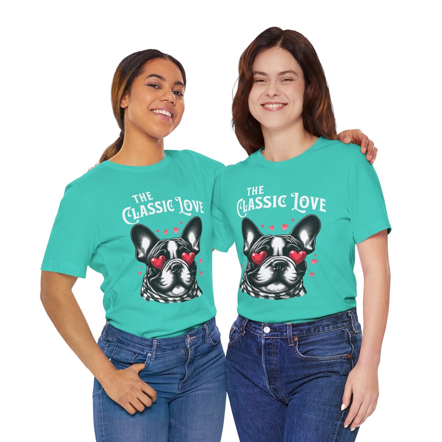 FPD - Unisex T-shirt - Pug Classic Love Tee – Cute Dog Lover Statement Shirt