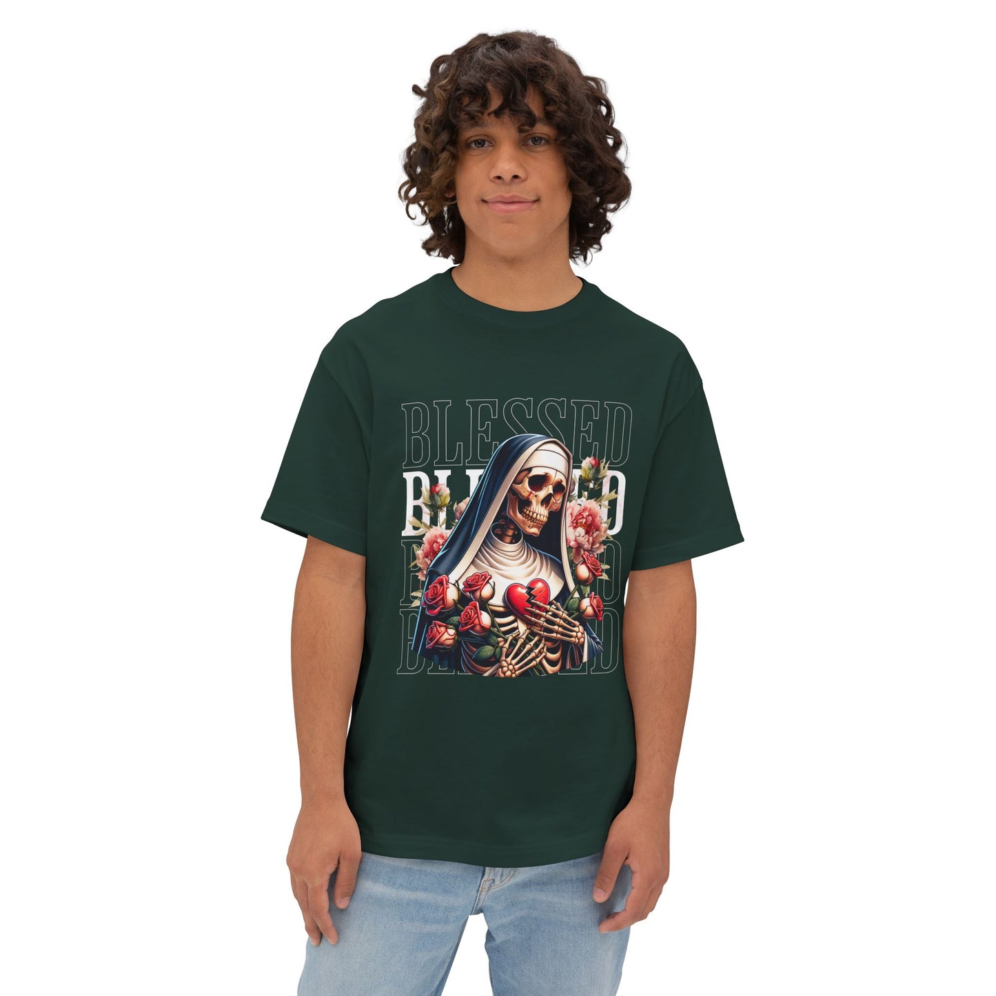 FPD - Blessed Oversized Tee – Minimalist Faith & Gratitude Shirt