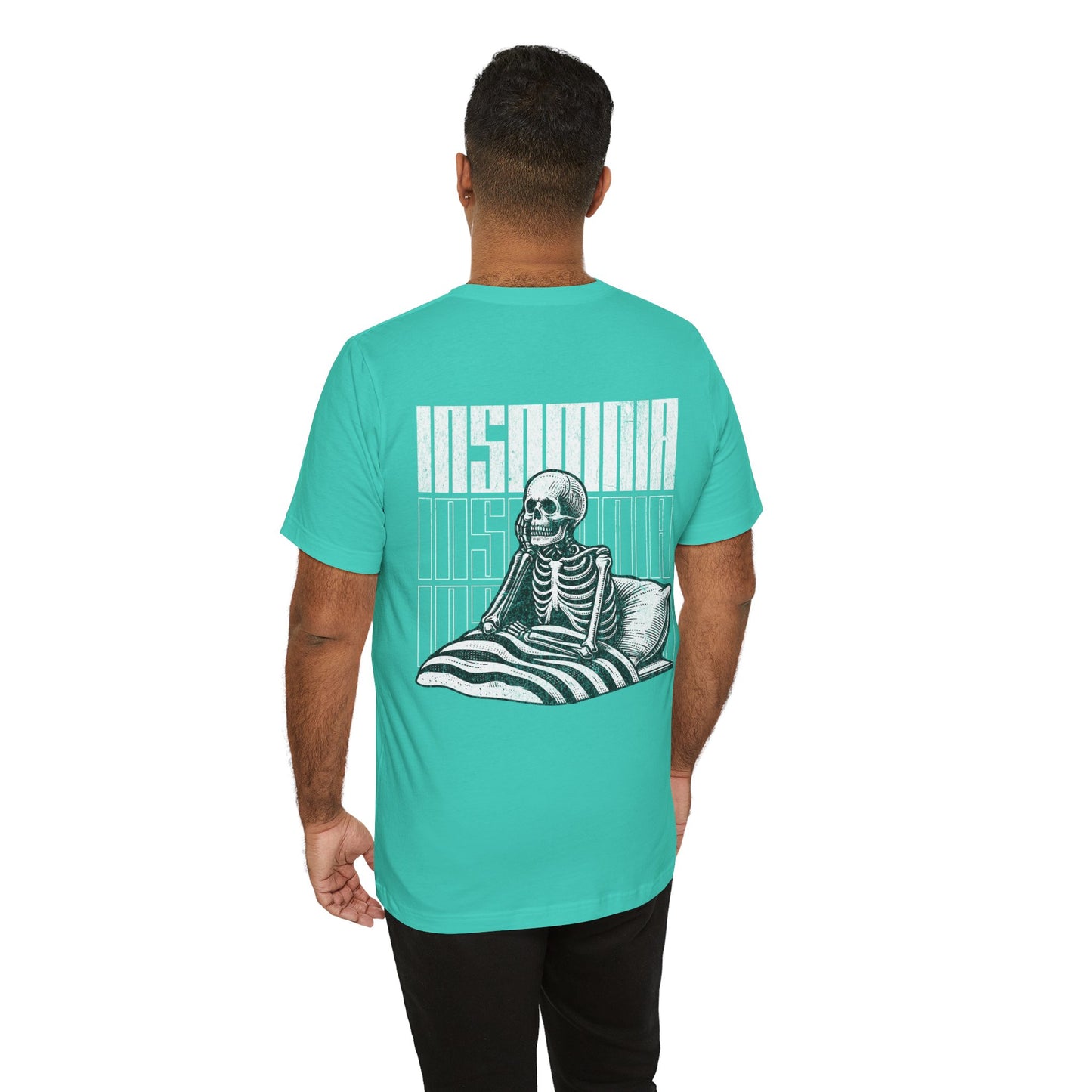 F&BPD - Unisex T-shirt - Insomnia Tee – Late Night Mind Battle Statement Shirt