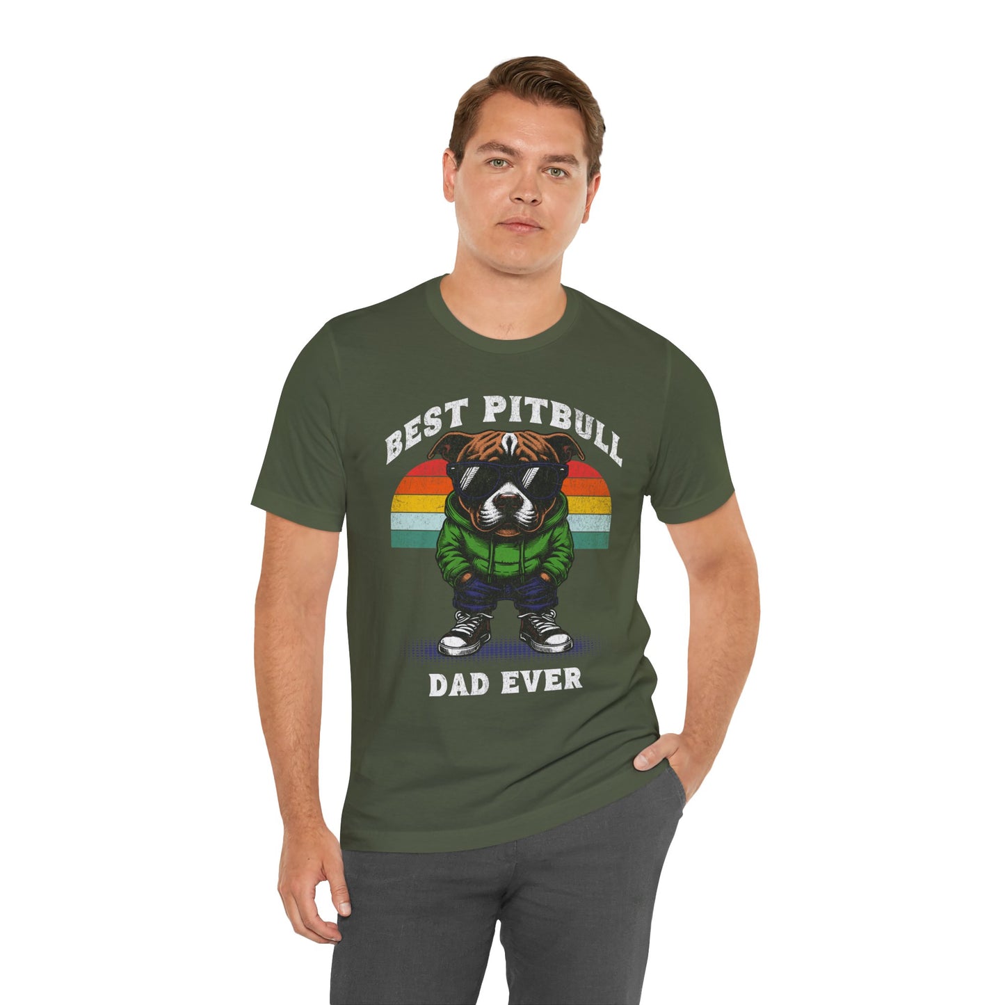 FPD - Unisex T-shirt - Best Pitbull Dad Ever Tee – Dog Lover Statement Shirt