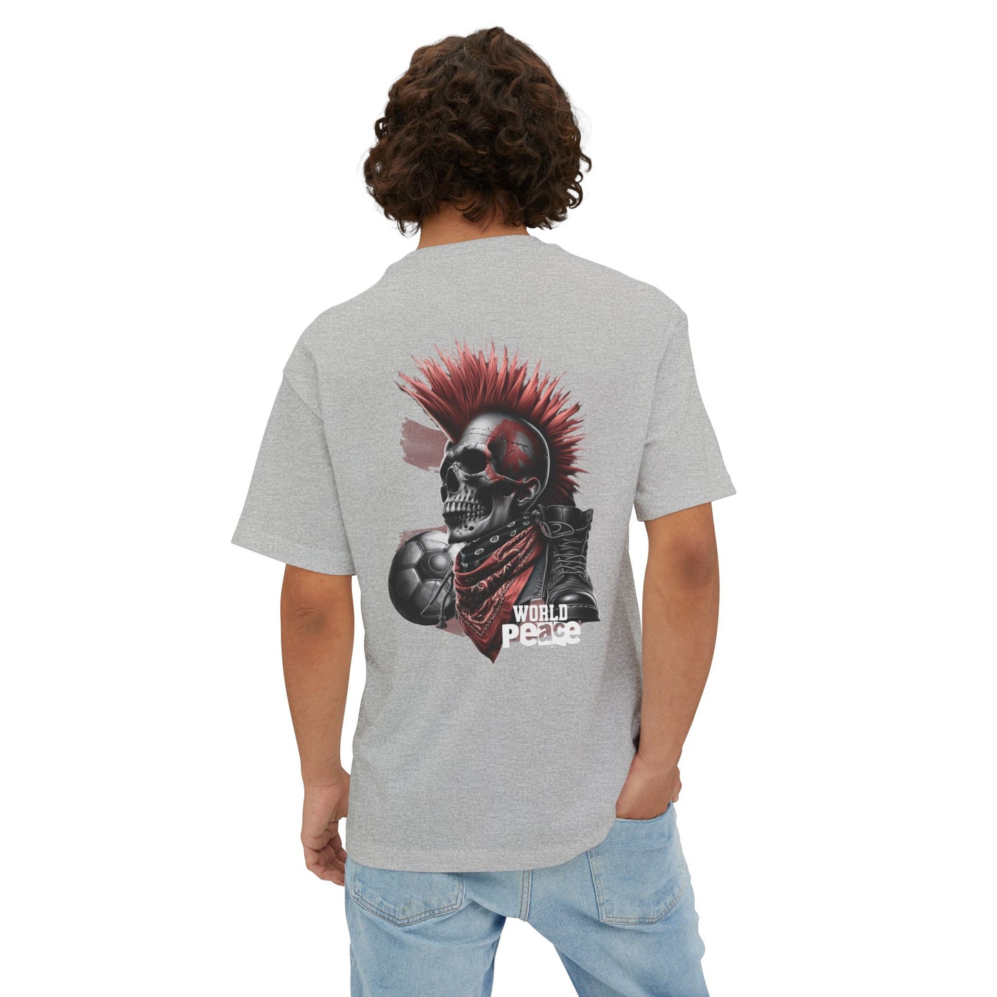 F&BPD - World Peace Oversized Tee – Hope & Unity Statement Shirt