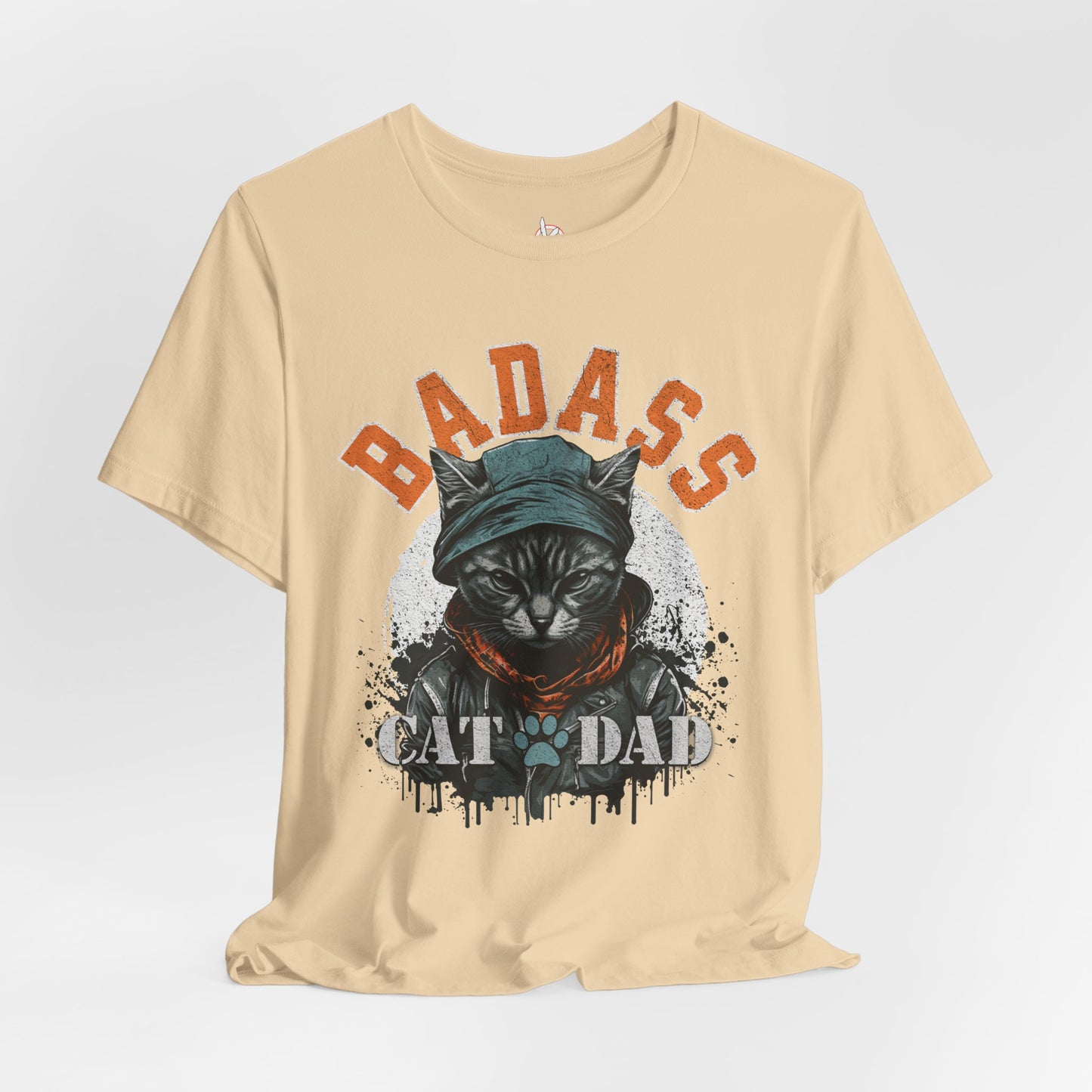 Badass Cat Dad Unisex T-Shirt – Funny Cat Lover Tee for Proud Pet Owners - FPD