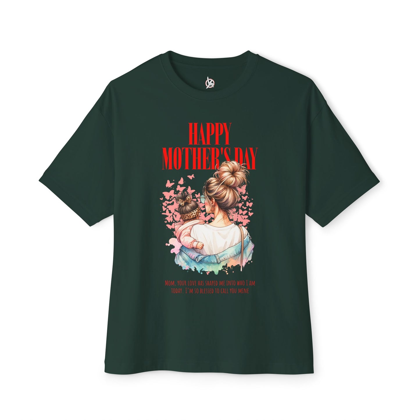 Happy Mother’s Day Oversized T-Shirt – Relaxed Fit Gift for Moms
