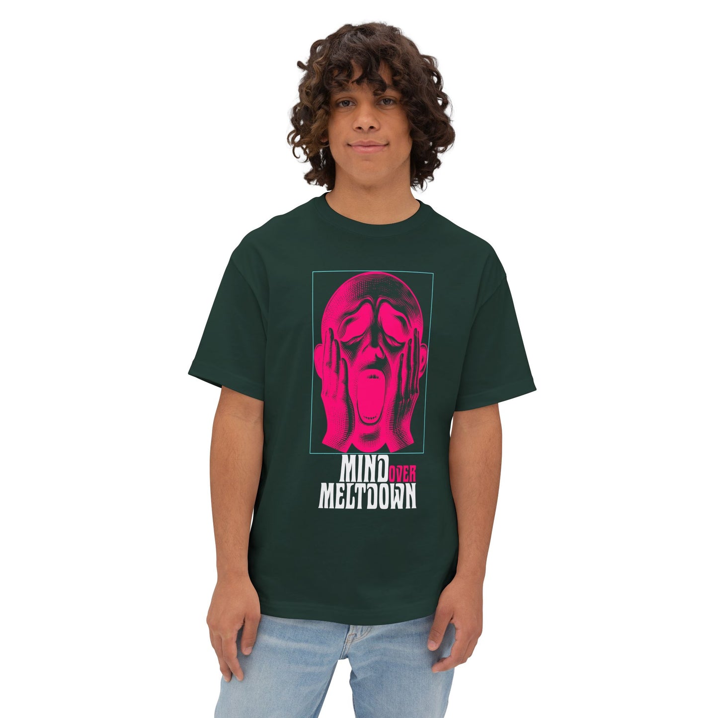 FPD - Mind Over Meltdown Oversized Tee — Mental Strength Statement Shirt