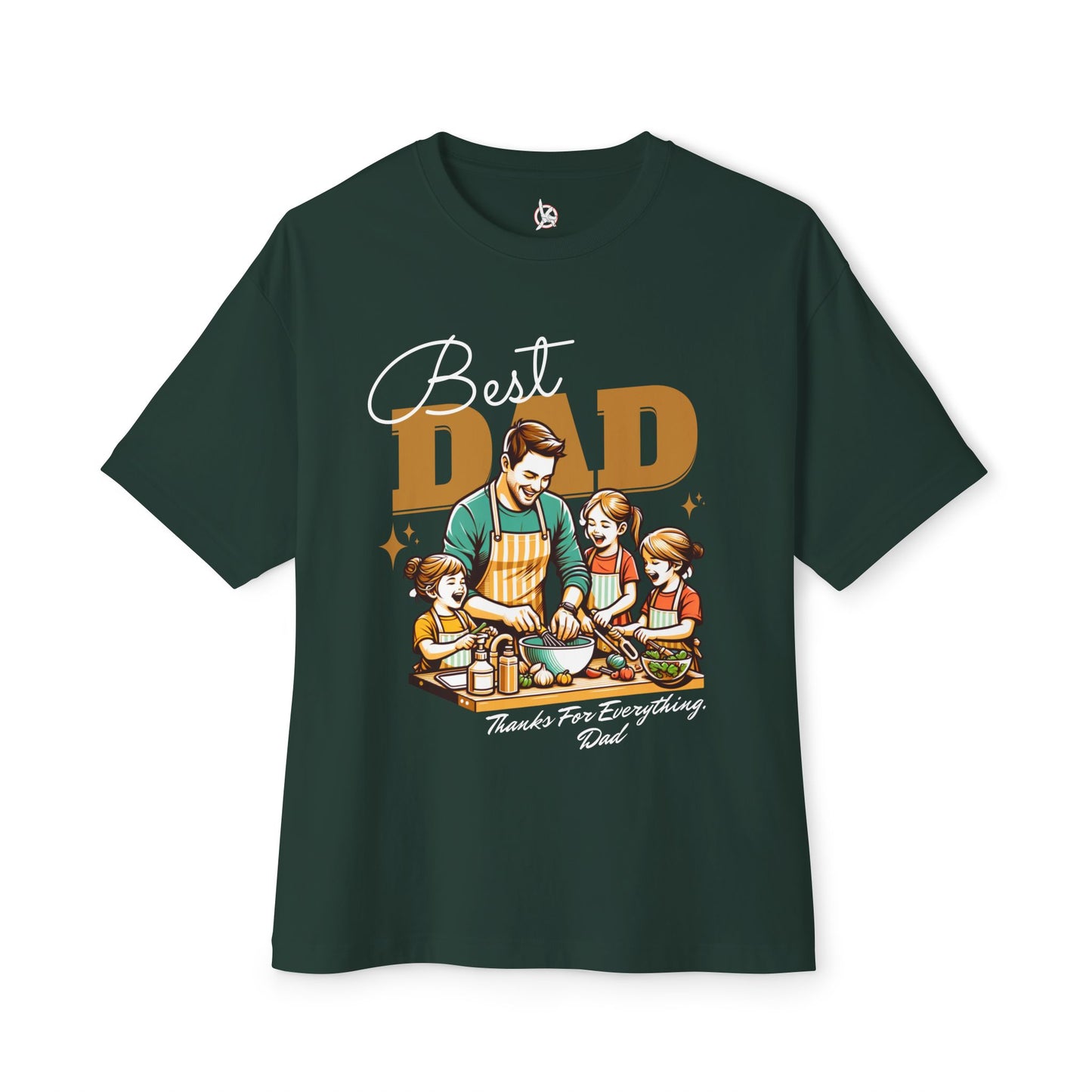Best Dad Oversized T-Shirt – Relaxed Fit | Father’s Day Gift