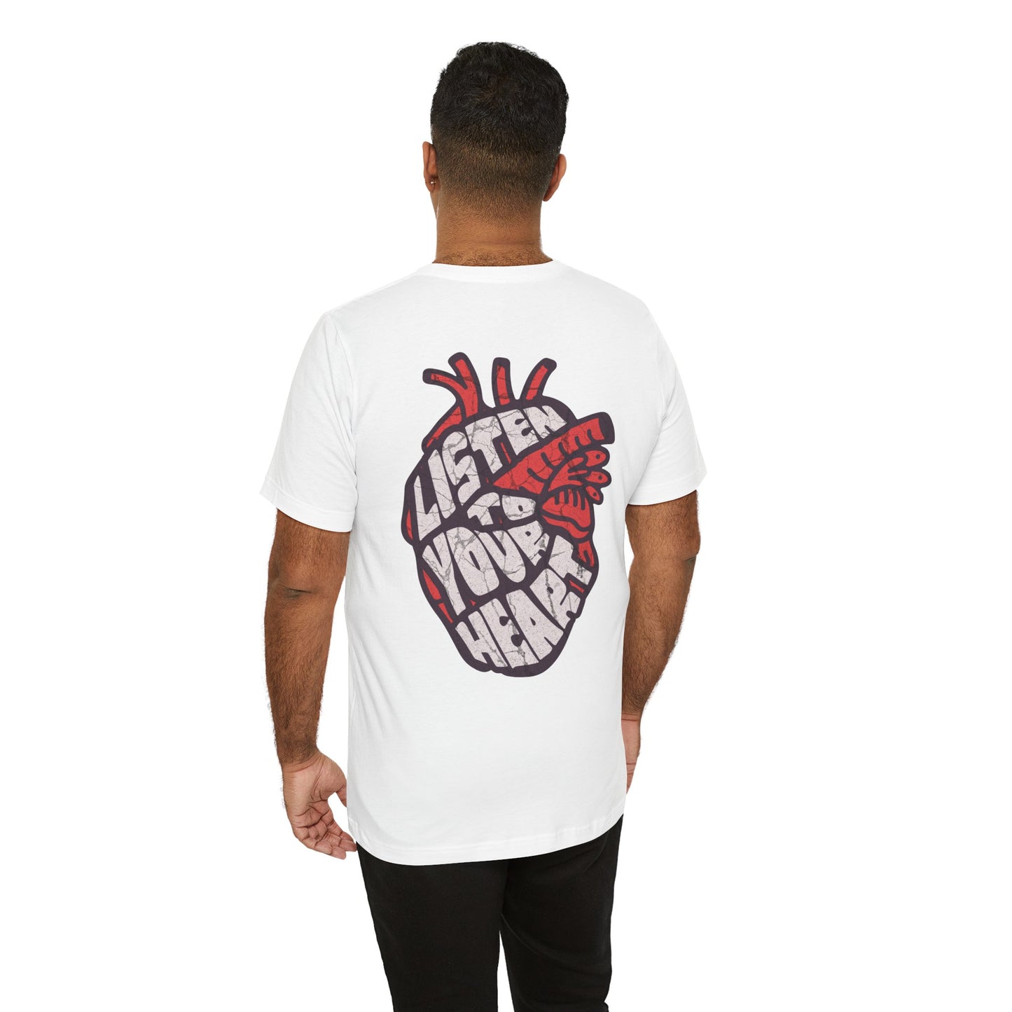 F&BPD - Unisex T-shirt - Listen to Your Heart Tee – Intuition & Emotion Statement Shirt