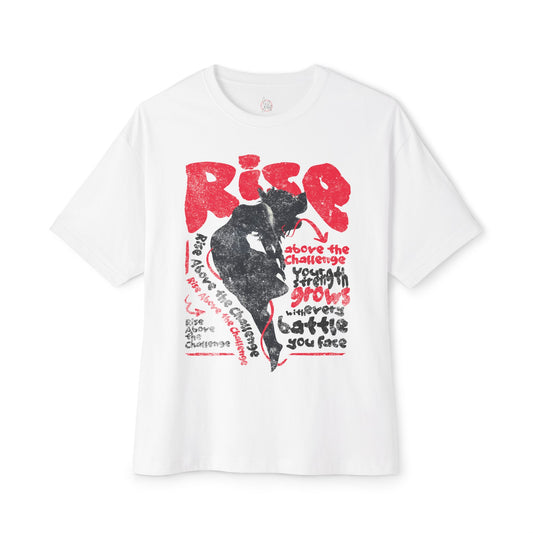 FPD - Rise Oversized Tee – Empowerment & Motivation Statement Shirt