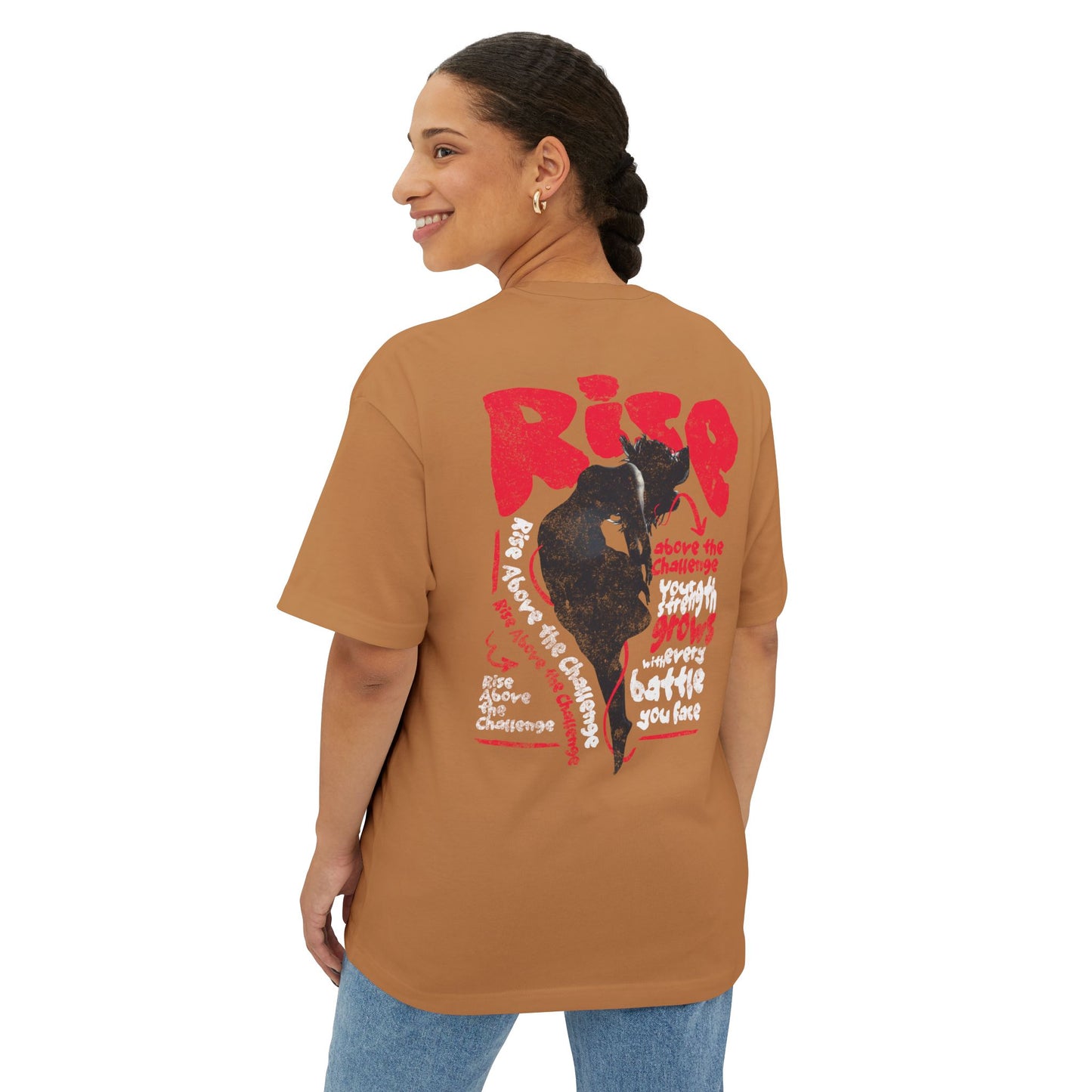 F&BPD - Rise Oversized Tee – Mental Armor & Empowerment Streetwear
