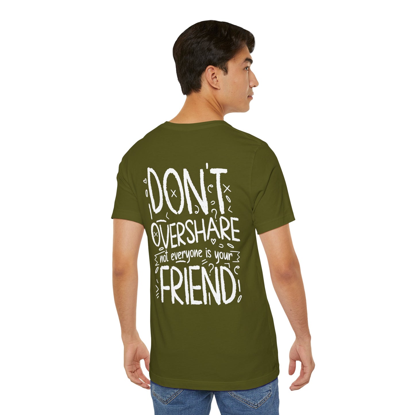 F&BPD - Don’t Overshare Unisex Tee – Boundaries Statement Shirt