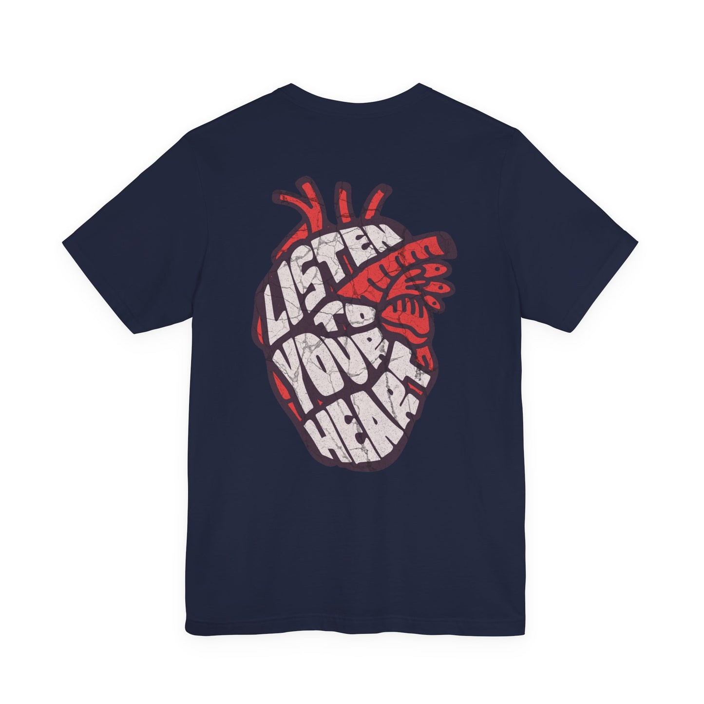 F&BPD - Unisex T-shirt - Listen to Your Heart Tee – Intuition & Emotion Statement Shirt