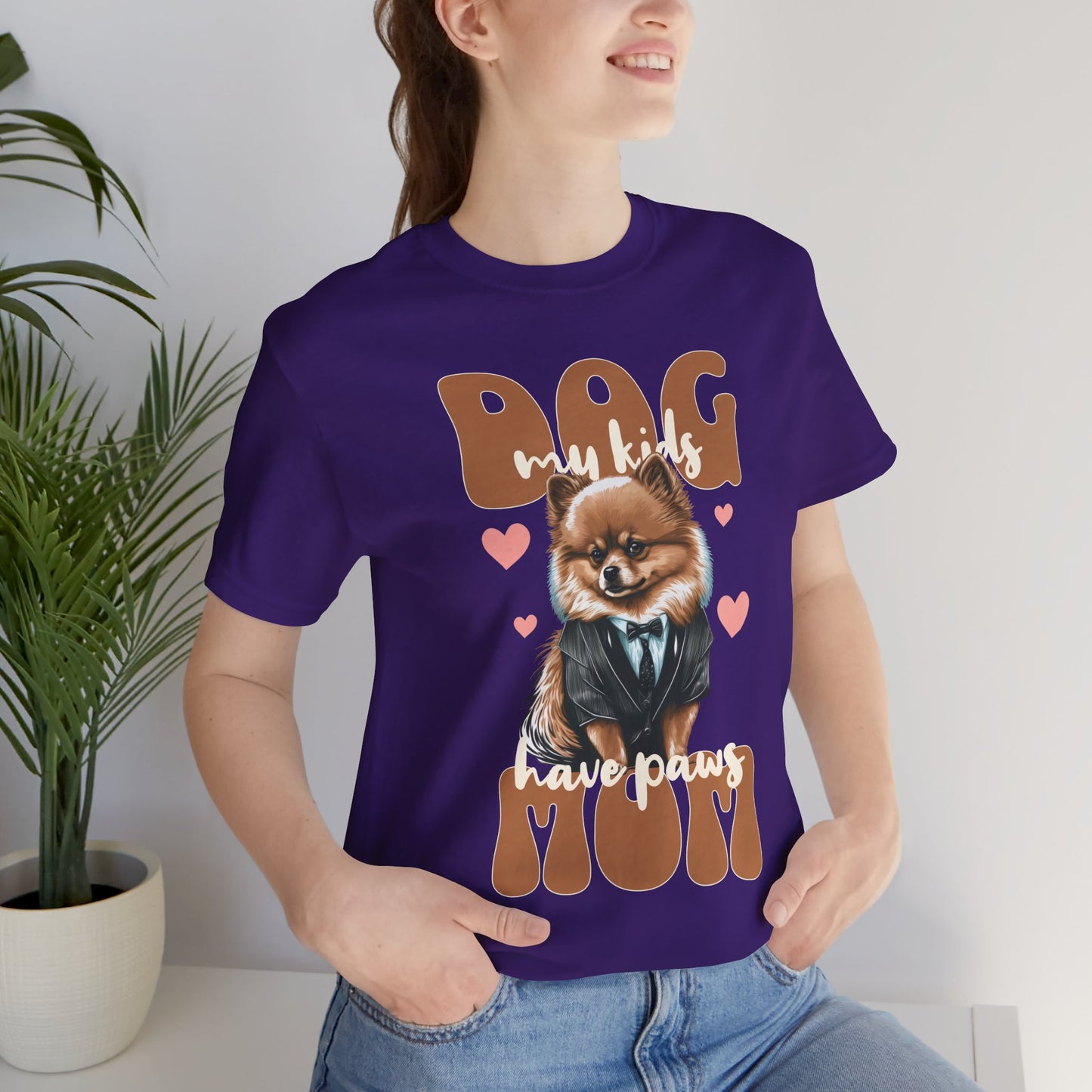 Dog Mom T-Shirt | Cute Pet Lover Unisex Tee - FPD