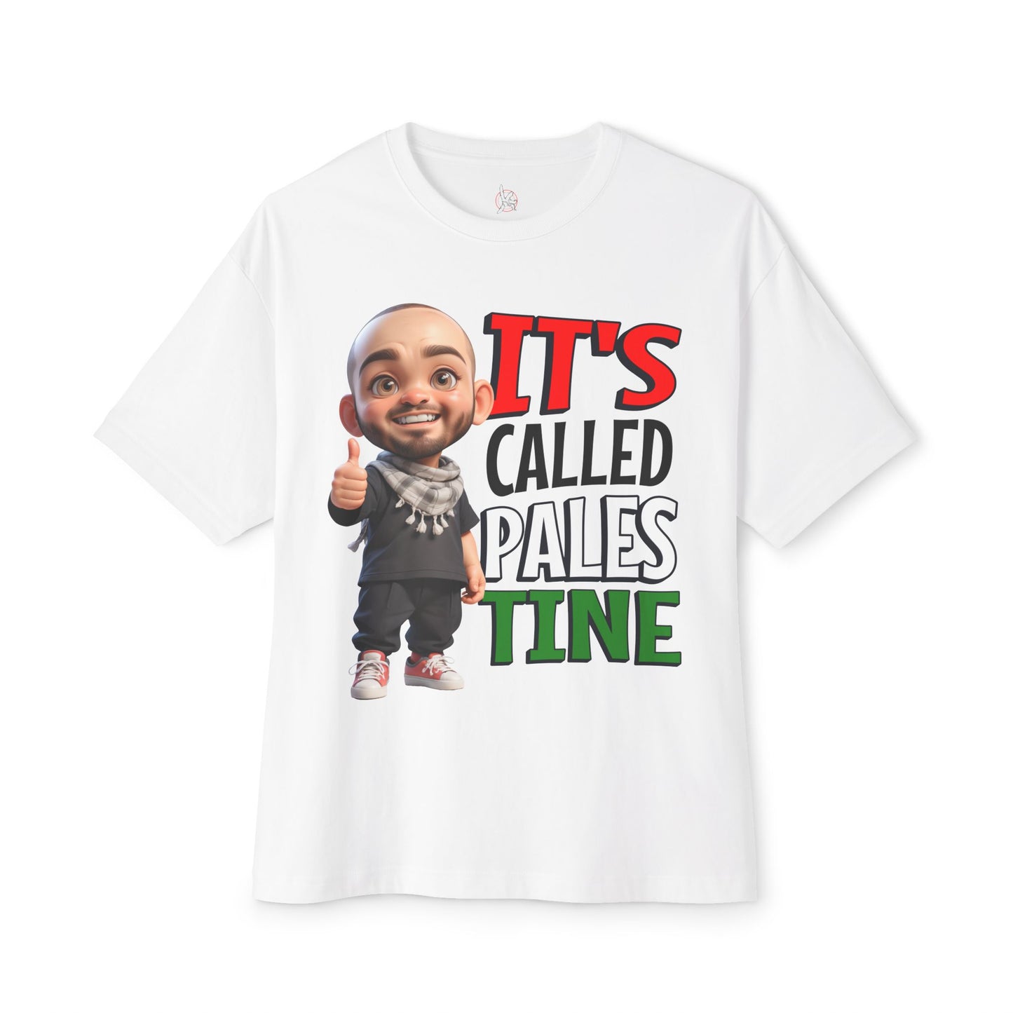 It’s Called Palestine Oversized Tee – Bold Pro-Palestine Graphic Shirt - FPD