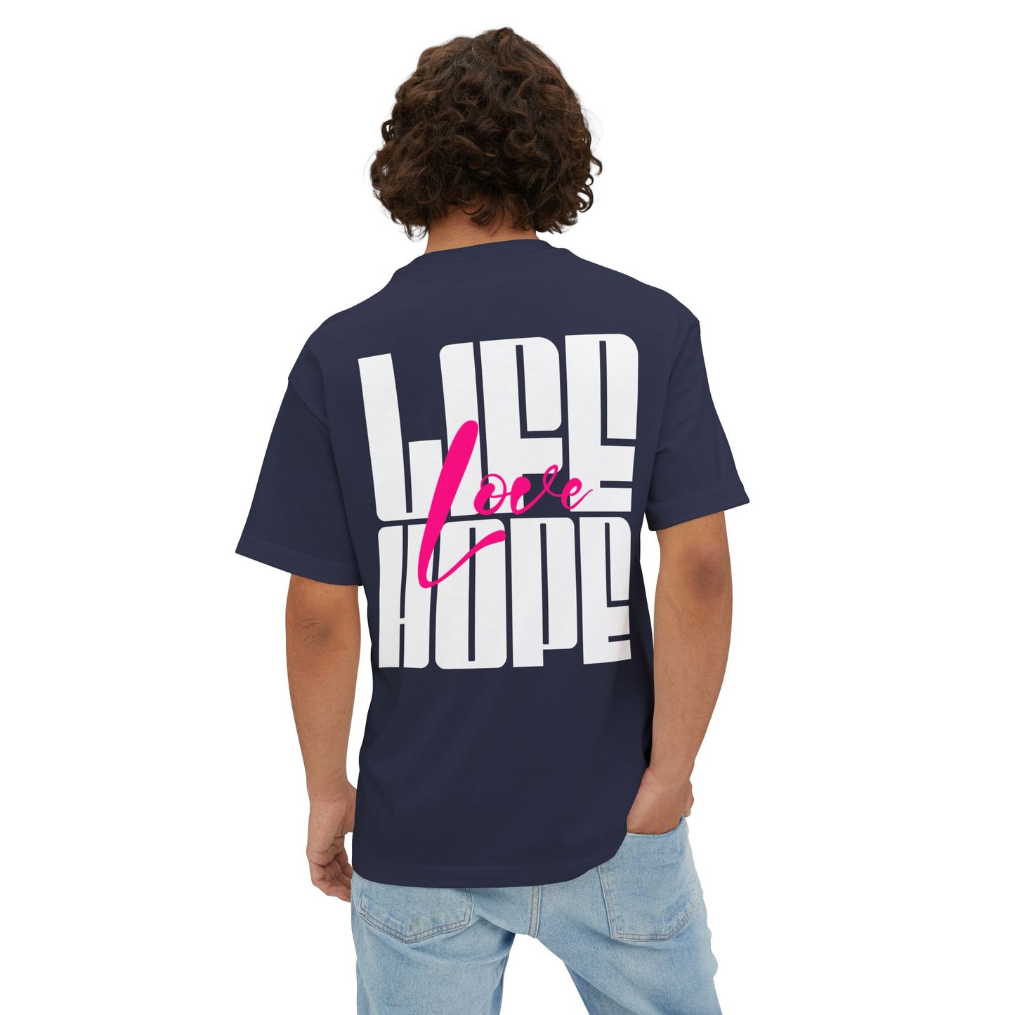 F&BPD - Love Life Hope - Oversized T-Shirt | Positive & Empowering Tee