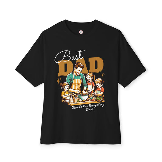 Best Dad Oversized T-Shirt – Relaxed Fit | Father’s Day Gift