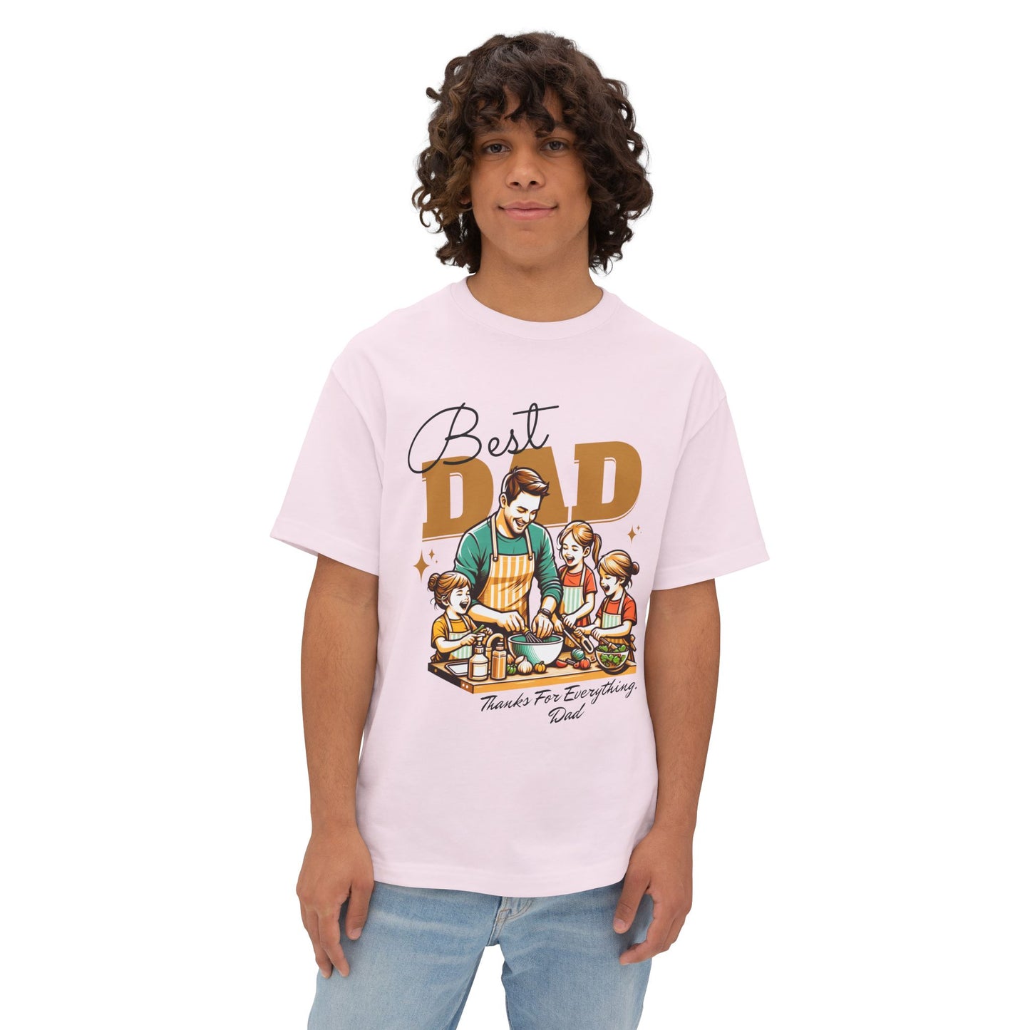 Best Dad Oversized T-Shirt – Relaxed Fit | Father’s Day Gift