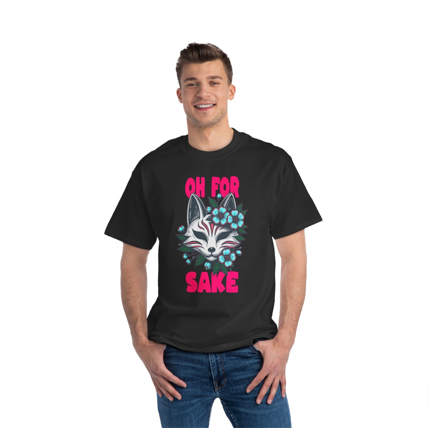 Oh For Fox Sake Oversized T-Shirt – Funny Graphic Tee Print | Streetwear Cotton Tee
