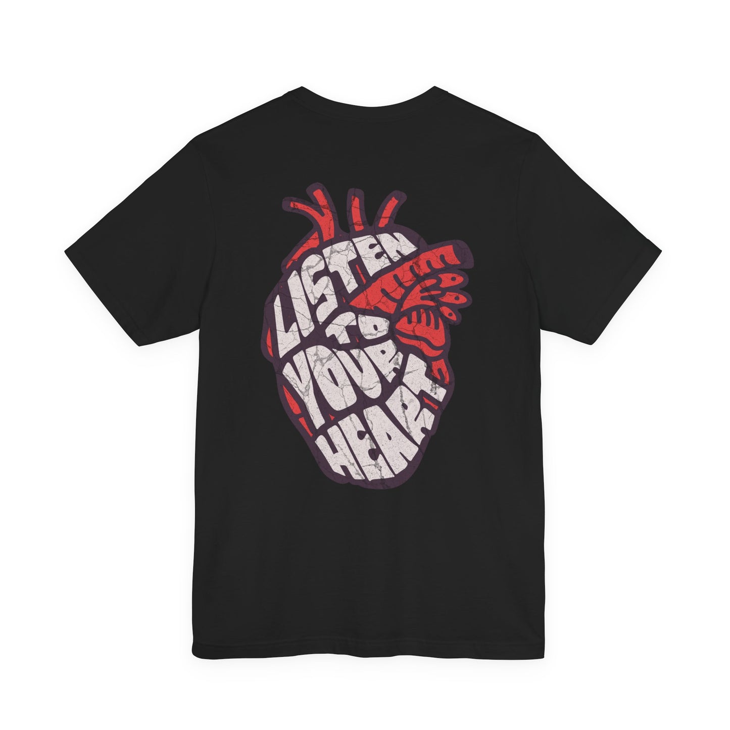 F&BPD - Unisex T-shirt - Listen to Your Heart Tee – Intuition & Emotion Statement Shirt