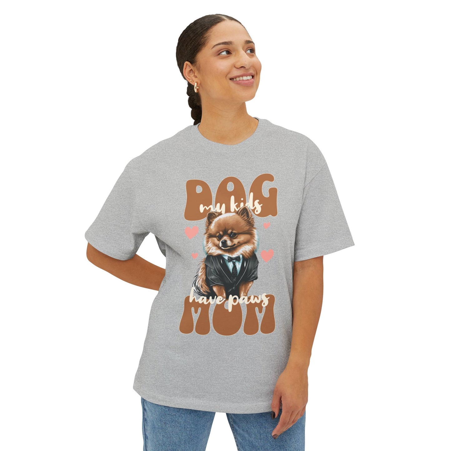 Oversized Dog Mom T-Shirt | Cute & Comfy Pet Lover Tee - FPD
