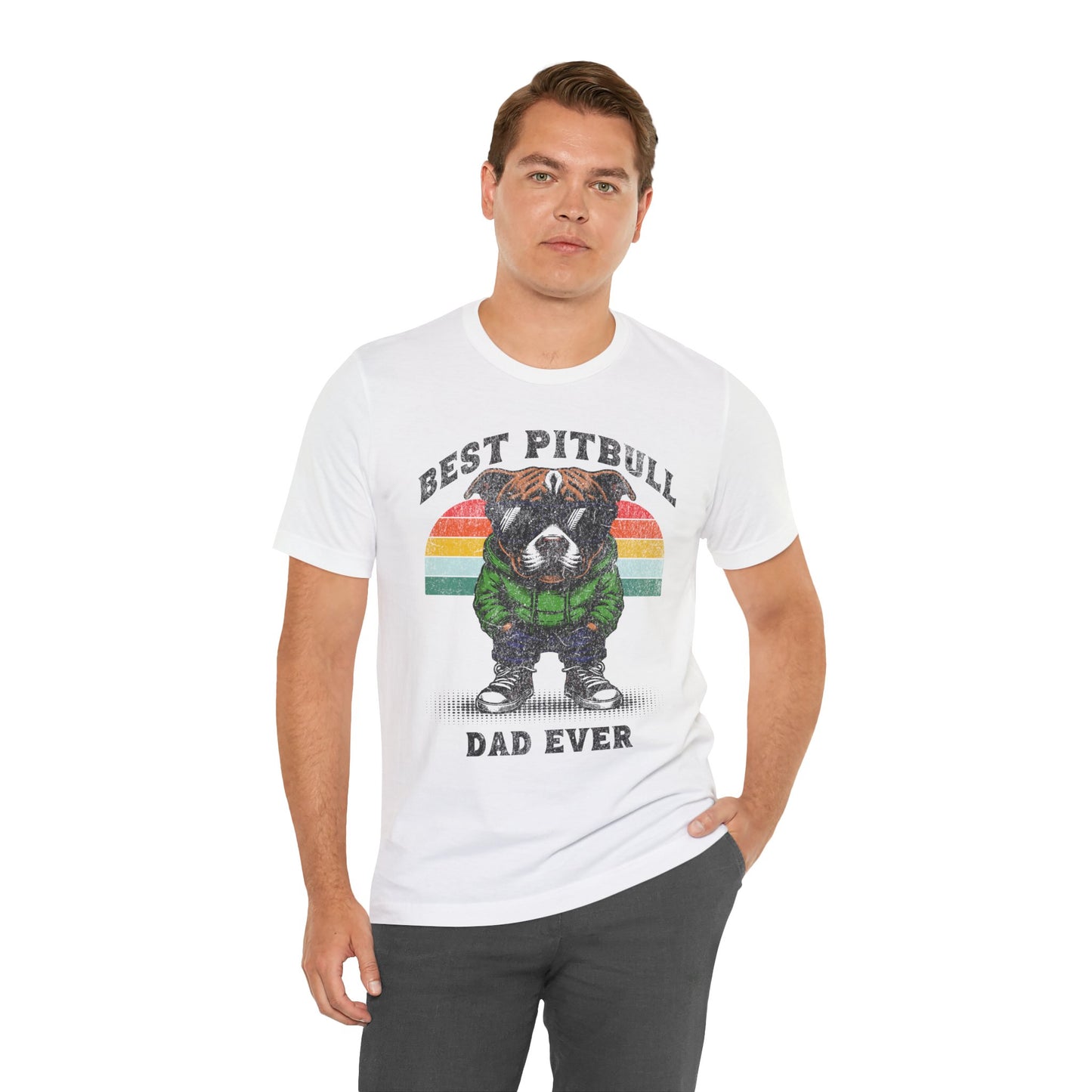 FPD - Unisex T-shirt - Best Pitbull Dad Ever Tee – Dog Lover Statement Shirt