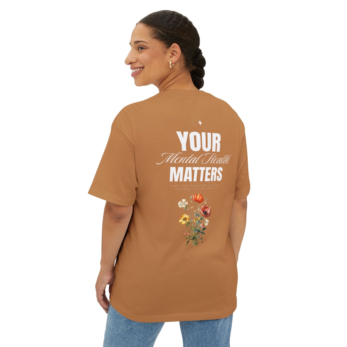 F&BPD - Your Mental Health Matters Oversized Tee – Awareness Statement Streetwear