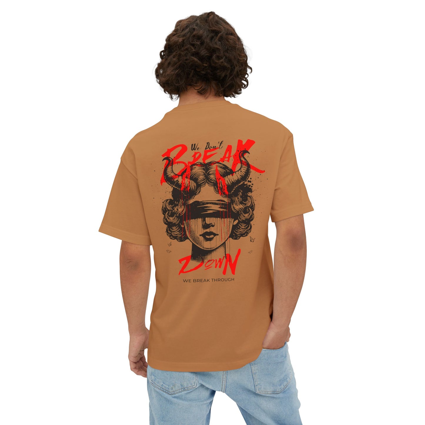 F&BPD - We Don’t Break Down, We Breakthrough Oversized Tee – Bold Strength Streetwear