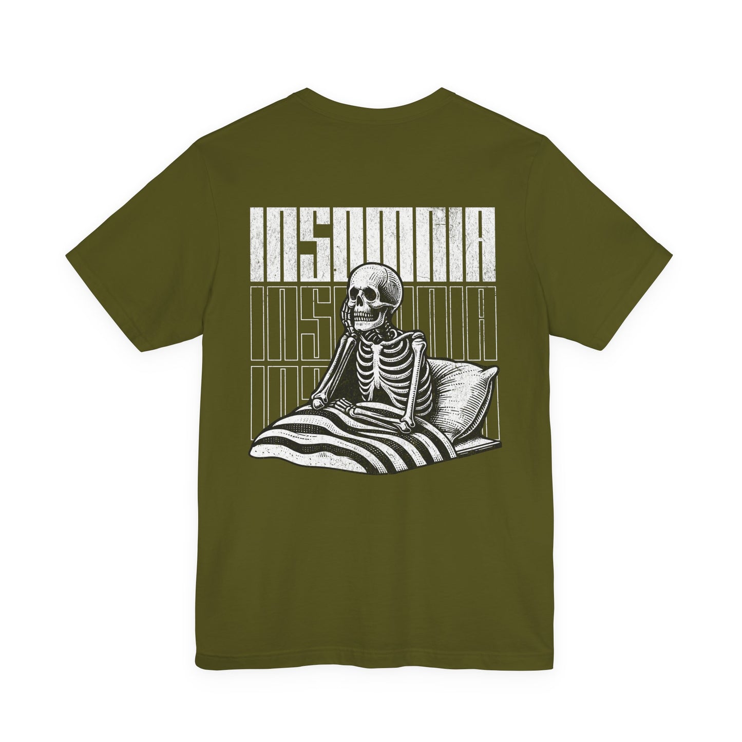 F&BPD - Unisex T-shirt - Insomnia Tee – Late Night Mind Battle Statement Shirt