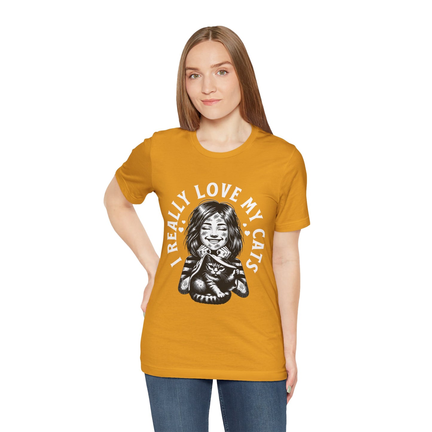 I Really Love My Cats T-Shirt | Cute Cat Lover Unisex Tee - FPD
