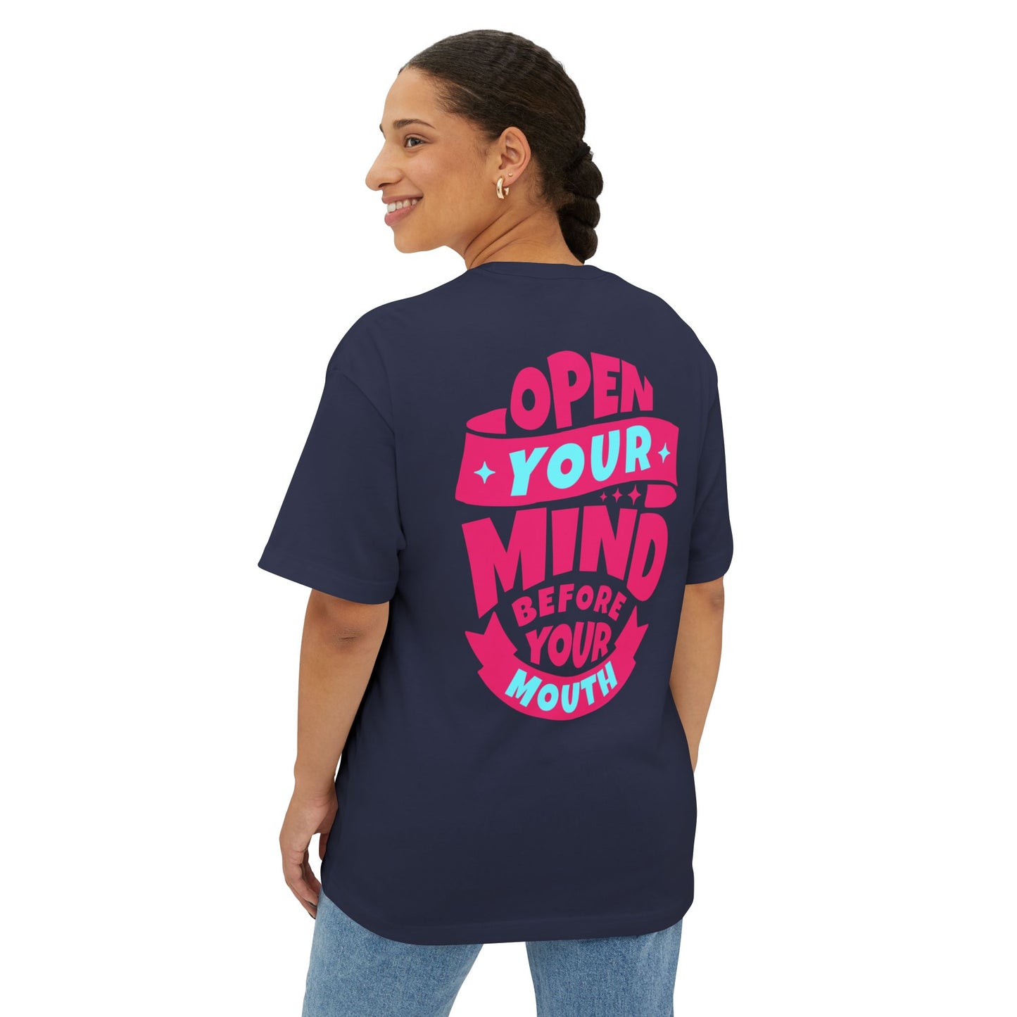 F&BPD - Open Your Mind Oversized Tee – Wisdom Statement Streetwear