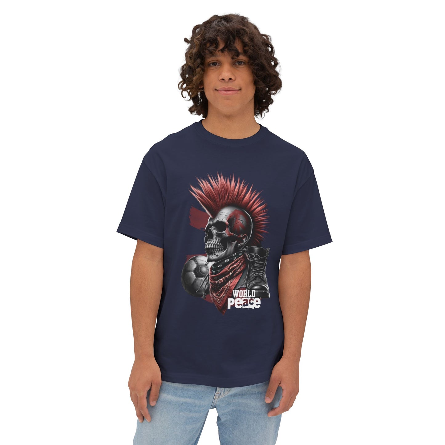 FPD - World Peace Oversized Tee — Dreamer & Peacemaker Statement Shirt