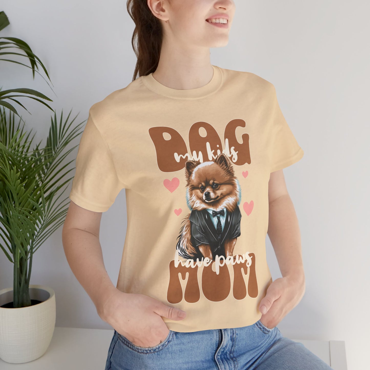 Dog Mom T-Shirt | Cute Pet Lover Unisex Tee - FPD