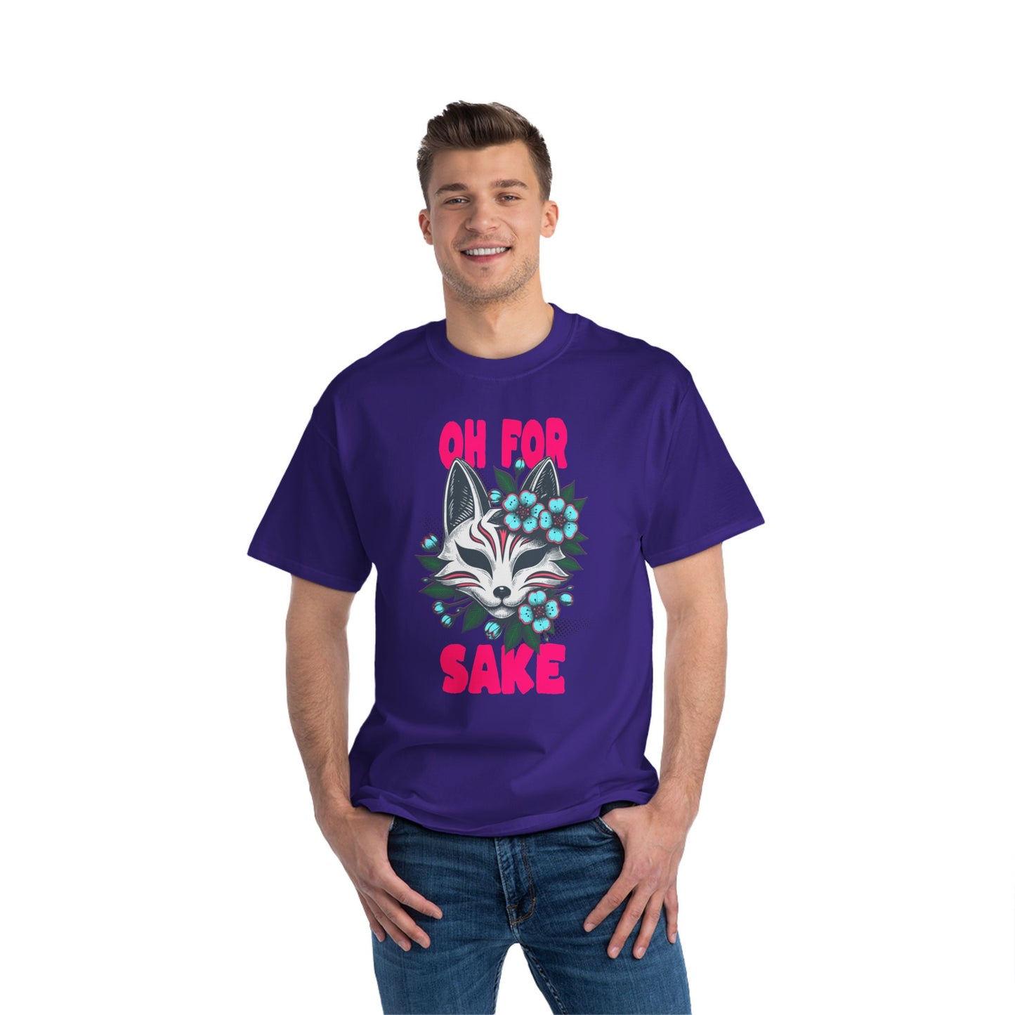 Oh For Fox Sake Oversized T-Shirt – Funny Graphic Tee Print | Streetwear Cotton Tee