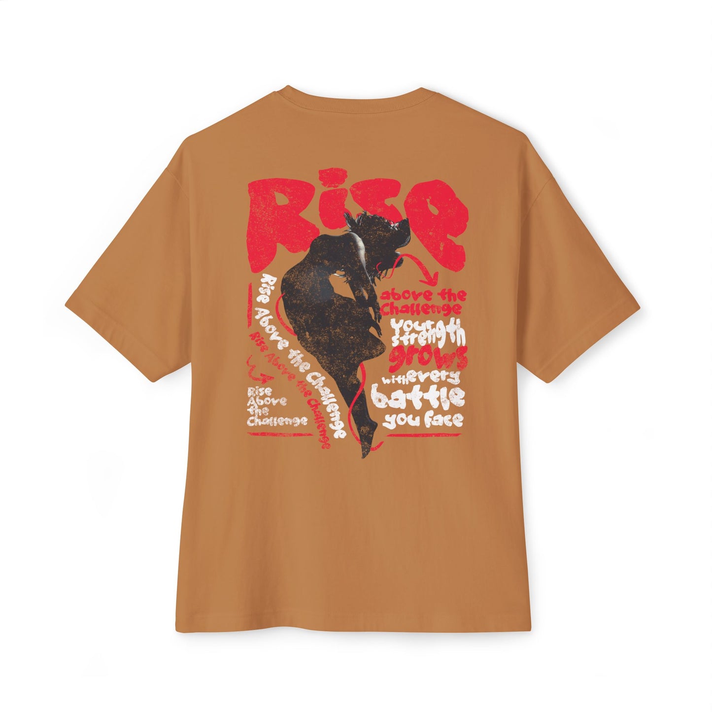 F&BPD - Rise Oversized Tee – Mental Armor & Empowerment Streetwear