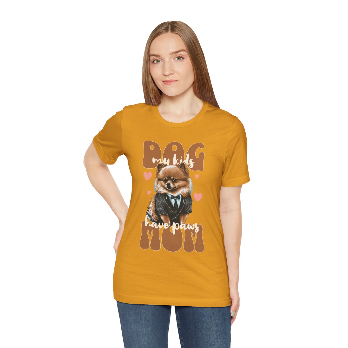 Dog Mom T-Shirt | Cute Pet Lover Unisex Tee - FPD