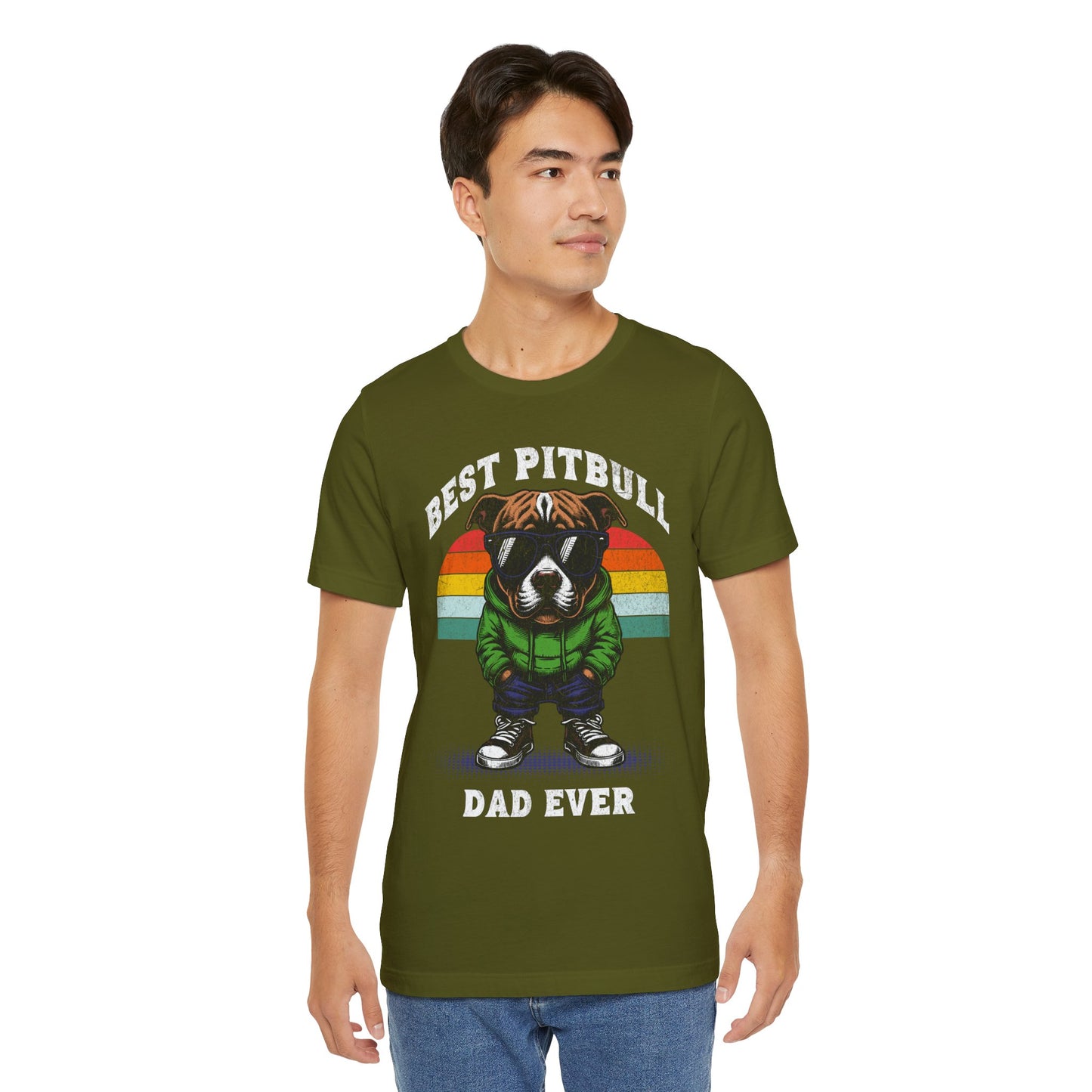 FPD - Unisex T-shirt - Best Pitbull Dad Ever Tee – Dog Lover Statement Shirt