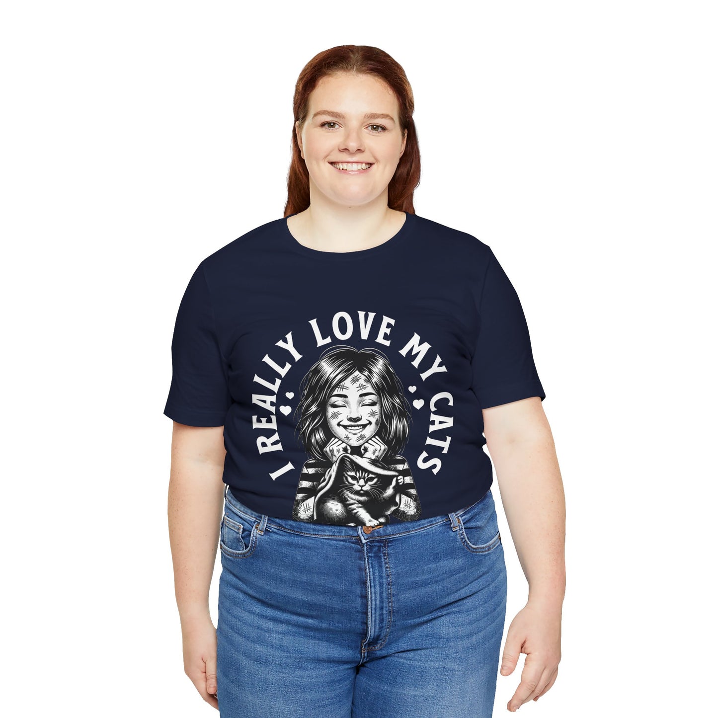 I Really Love My Cats T-Shirt | Cute Cat Lover Unisex Tee - FPD