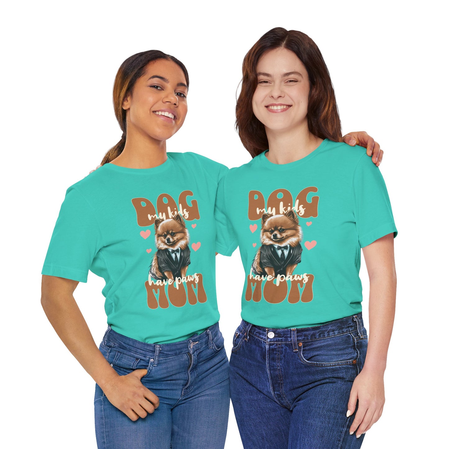 Dog Mom T-Shirt | Cute Pet Lover Unisex Tee - FPD