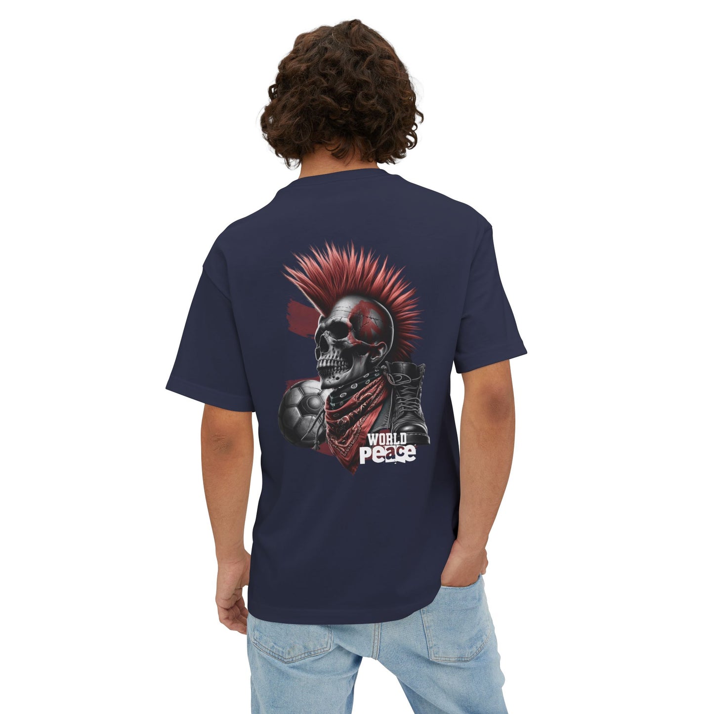 F&BPD - World Peace Oversized Tee – Hope & Unity Statement Shirt